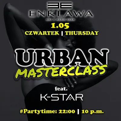 Urban Masterclass - Latino & R'n'B | CZWARTEK 1.05